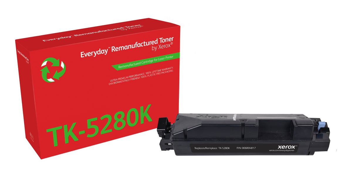 Everyday Svart Remanufactured Toner by Xerox compatible with Kyocera TK-5280K