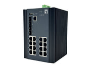 LevelOne IGU-2071 nätverksswitchar hanterad L2+ Gigabit Ethernet (10/100/1000) Svart
