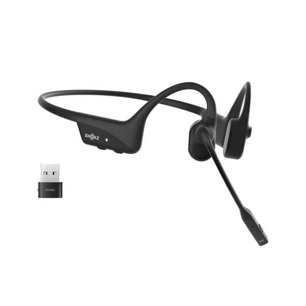 SHOKZ C120-AC-BK hörlur och headset Trådlös Öronkrok Kontor/callcenter USB Type-C
