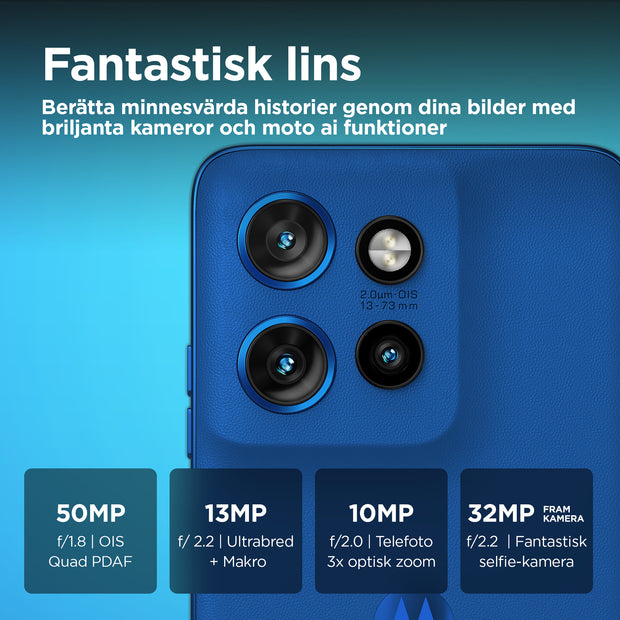 Motorola edge 50 Neo - 512 GB - Blå