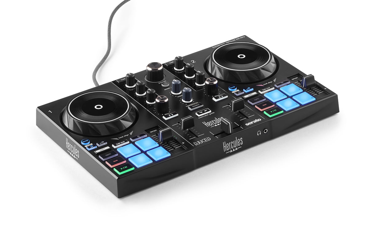 Hercules Inpulse 200 MK3 Scratch-enhet för DVS (Digital Vinyl System) 2 kanaler Svart
