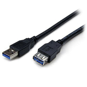 StarTech.com 2 m svart SuperSpeed USB 3.0-förlängningskabel A till A