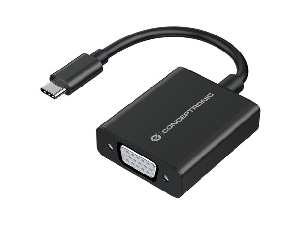 Conceptronic ABBY05B USB-grafikadapter 1920 x 1080 pixlar Svart