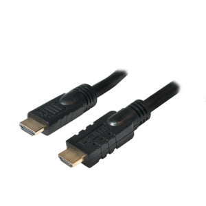 LogiLink CHA0020 HDMI-kabel 20 m HDMI Typ A (standard) Svart