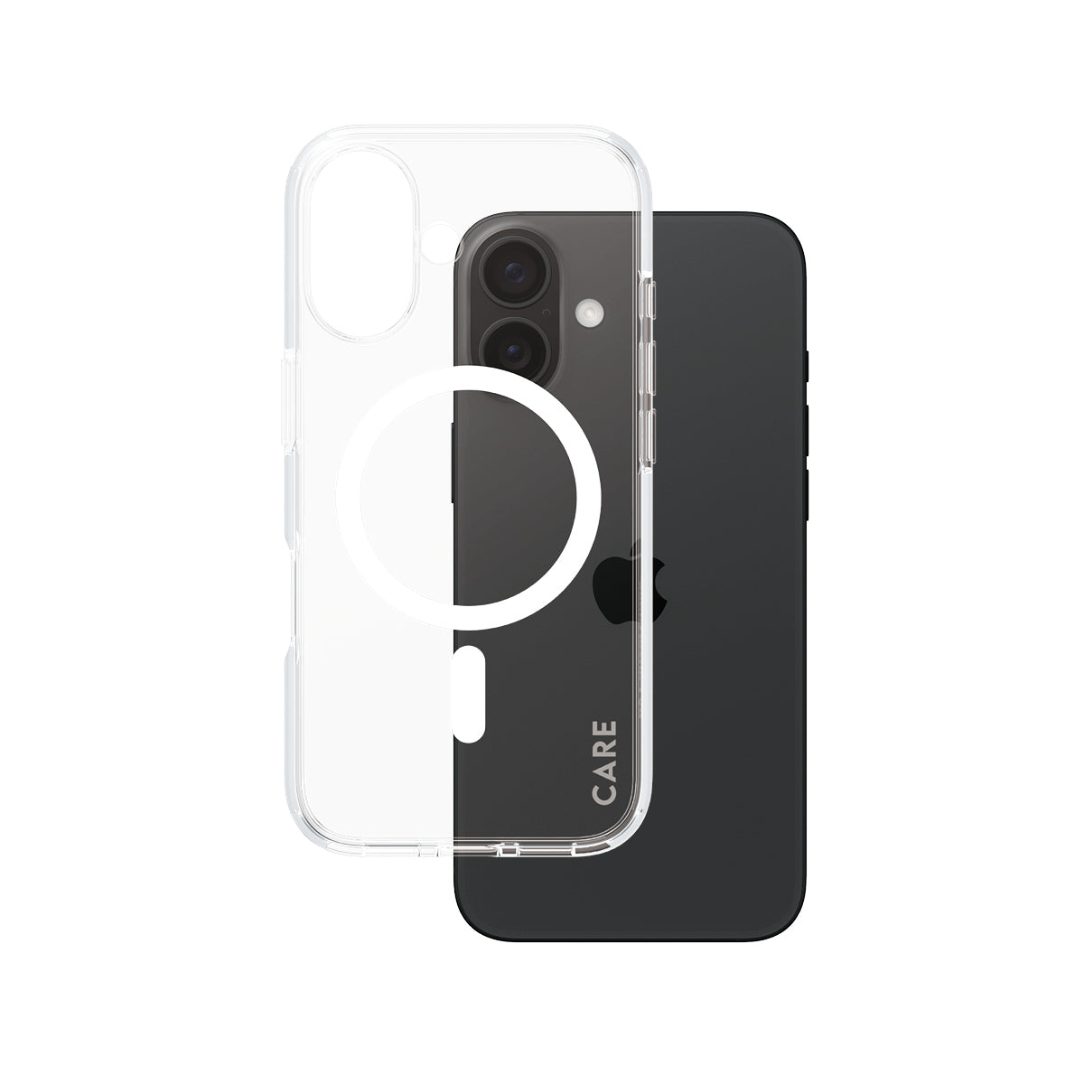 PanzerGlass CARE by Urban Combat Case Transparent w. White MagSafe iPhone 16