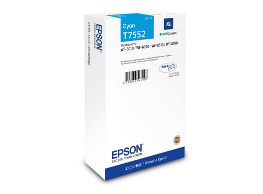 Epson WF-8xxx Series Ink Cartridge XL Cyan bläckpatron