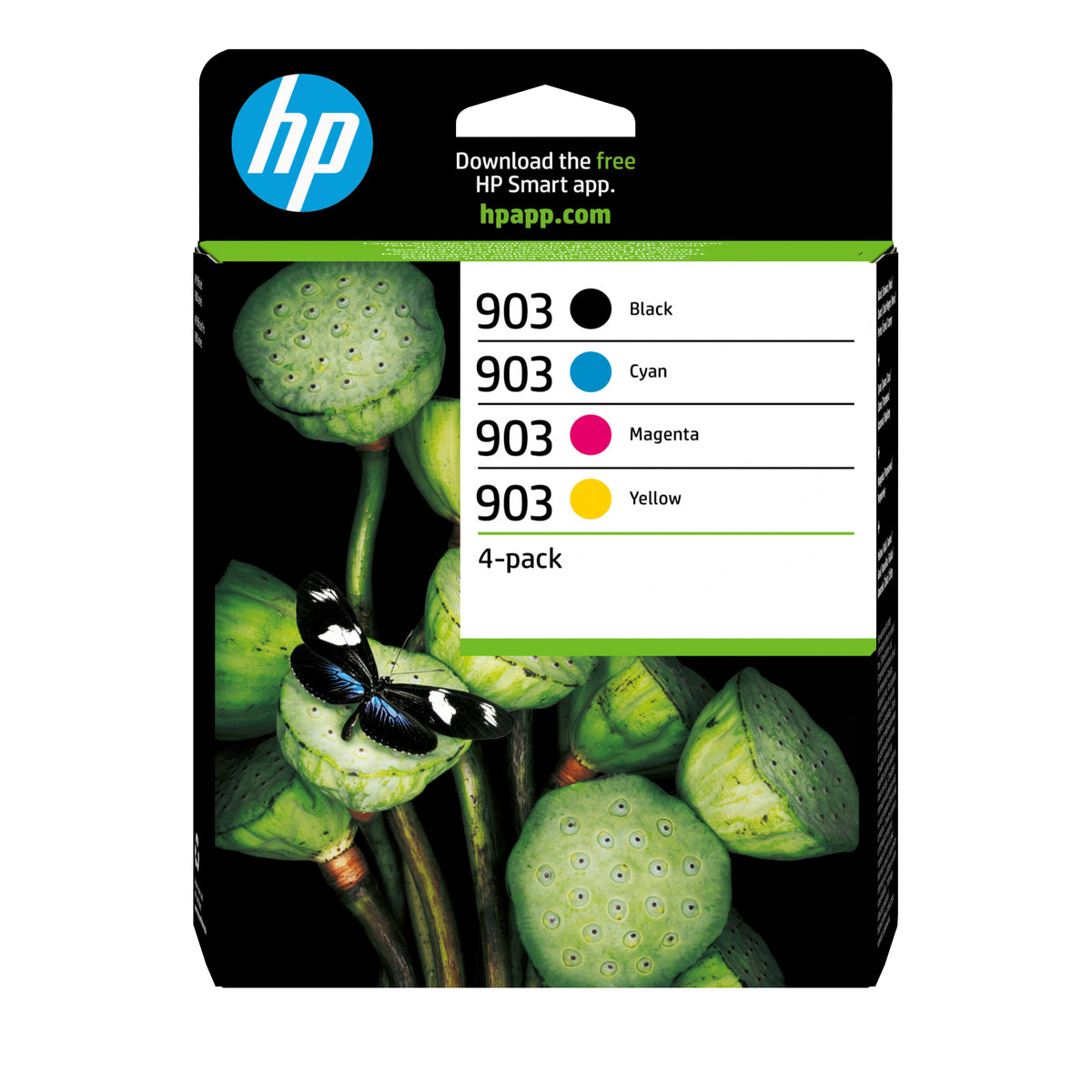 HP 903 4-pack originalbläckpatroner svart/cyan/magenta/gul