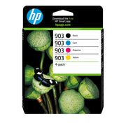 HP 903 4-pack originalbläckpatroner svart/cyan/magenta/gul