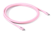CLUB3D CAC-3002 USB-kablar USB4 Gen 2x2 2 m USB C 20 Gbit/s 240 W Rosa