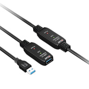 CLUB3D CAC-1405 USB-kablar USB 3.2 Gen 2 (3.1 Gen 2) 10 m USB A 5 Gbit/s Svart