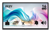 MSI PRO MP165DE E6 bärbar tv-apparat och monitor Bärbara monitor Svart