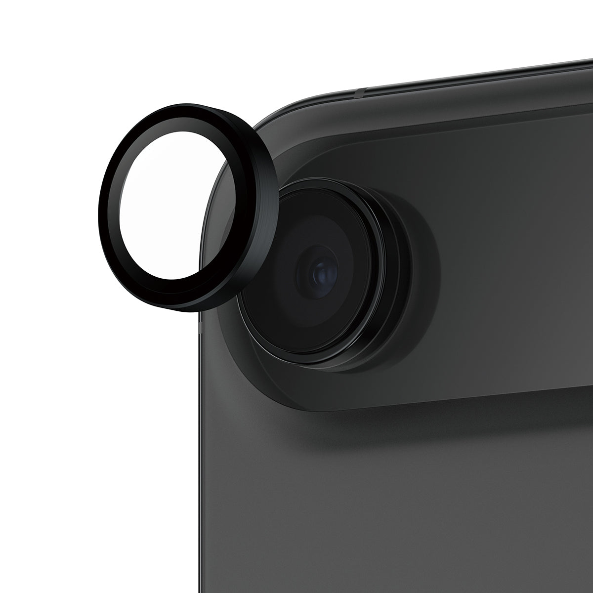 PanzerGlass Hoops Camera Lens Protector Black iPhone Air Genomskinligt skärmskydd