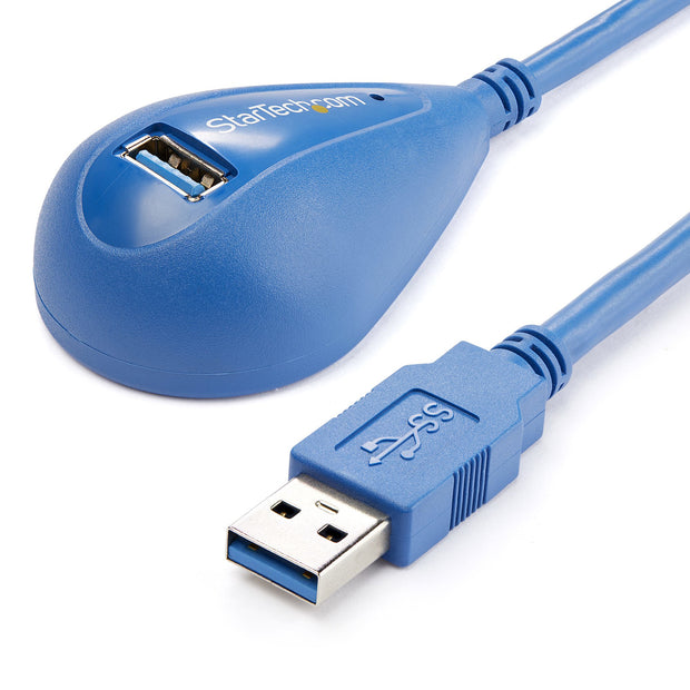 StarTech.com 1,5 m SuperSpeed USB 3.0-förlängningskabel till skrivbordet