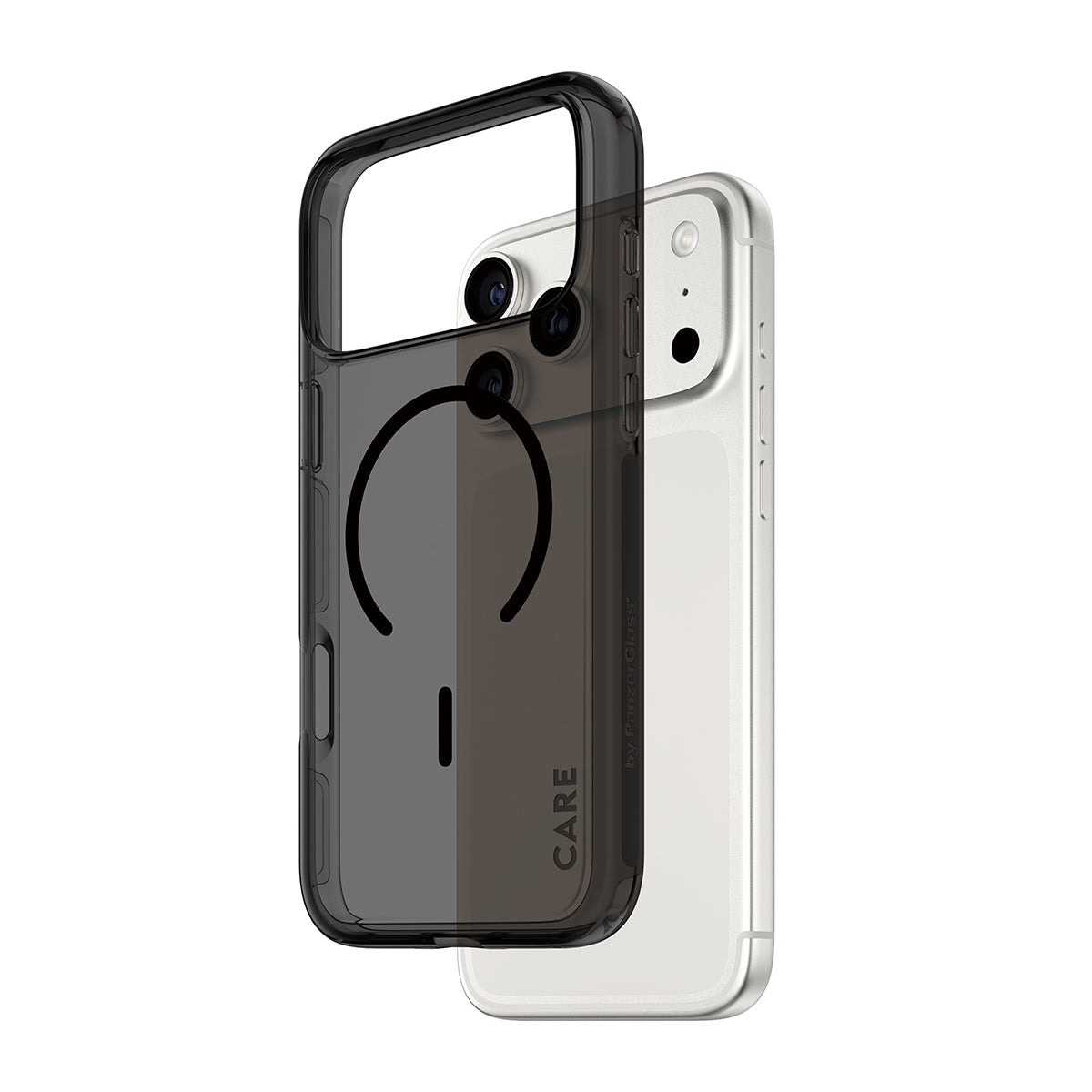 PanzerGlass CARE by Smokey Case w. Black MagSafe iPhone 17 Pro Max