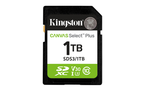 Kingston Technology Canvas Select Plus Gen3 flashminne
