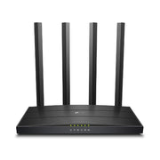 TP-Link Archer C6U trådlös router Gigabit Ethernet Dual-band (2,4 GHz / 5 GHz) Svart