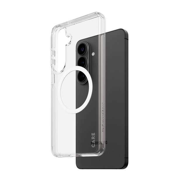 PanzerGlass CARE by Urban Explorer Case Transparent w. White Qi Samsung Galaxy S26+