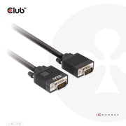 CLUB3D CAC-1710 VGA-kabel 10 m VGA (D-Sub) Svart