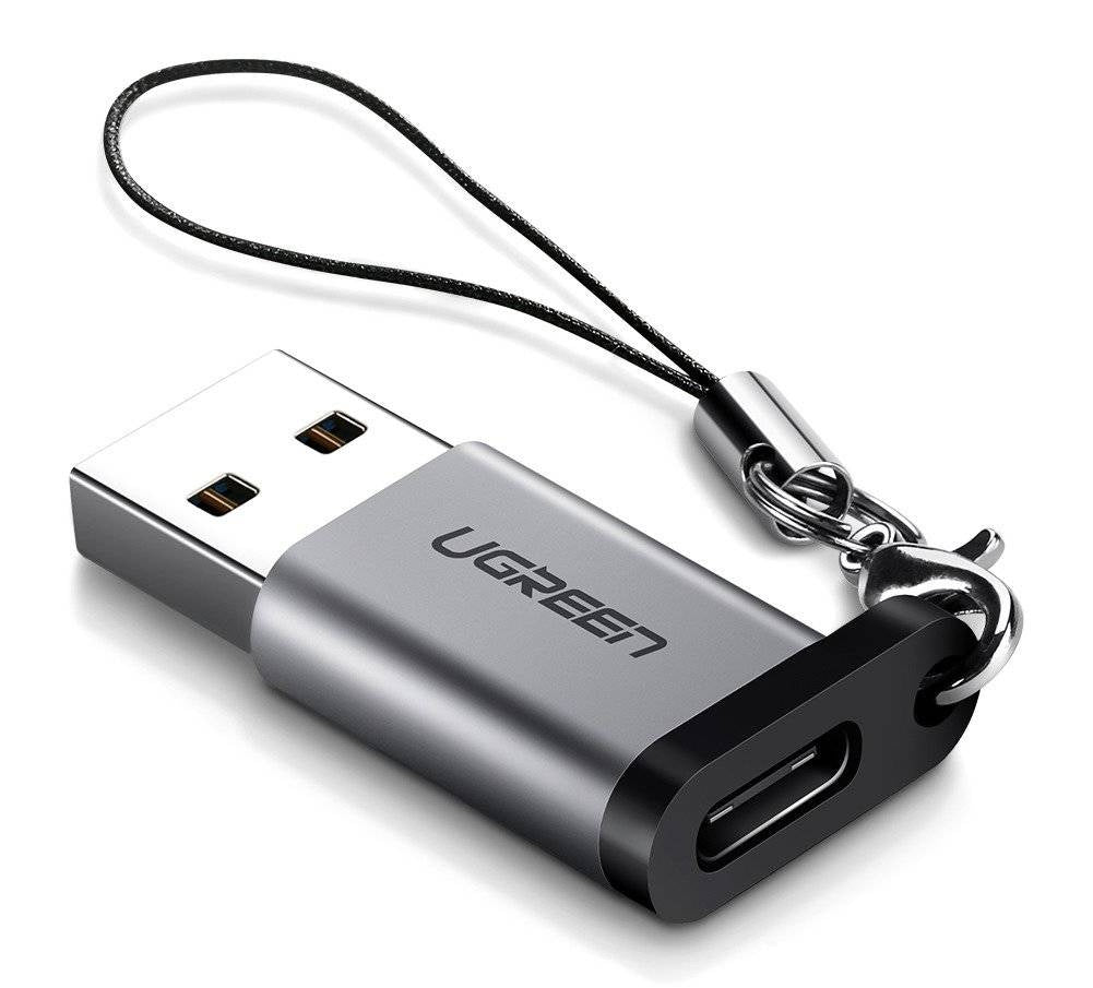 Ugreen US276 USB A USB type-C Grå