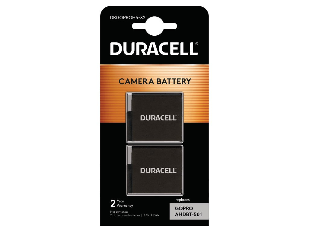 Duracell DRGOPROH5-X2 batteri till kamera/videokamera