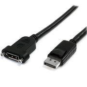 StarTech.com DPPNLFM3PW DisplayPort-kabel 0,9 m Svart