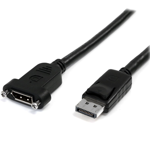 StarTech.com DPPNLFM3PW DisplayPort-kabel 0,9 m Svart