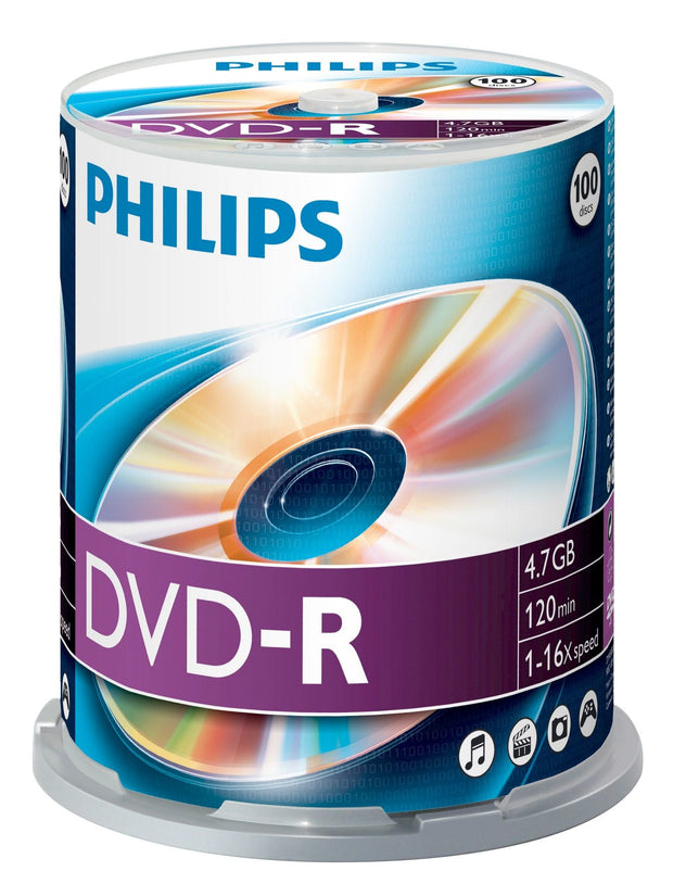 Philips DVD-R DM4S6B00F/00 tomma Dvd:Er