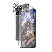 PanzerGlass 3-in-1 Bundle iPhone 15 Pro Max Genomskinligt skärmskydd Apple