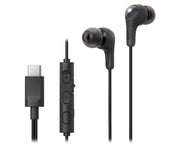 JVC HA-FR9UC Headset Kabel I öra Samtal/musik USB Type-C Svart