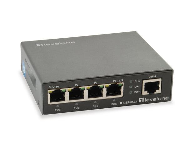 LevelOne GEP-0523 nätverksswitchar Gigabit Ethernet (10/100/1000) Strömförsörjning
