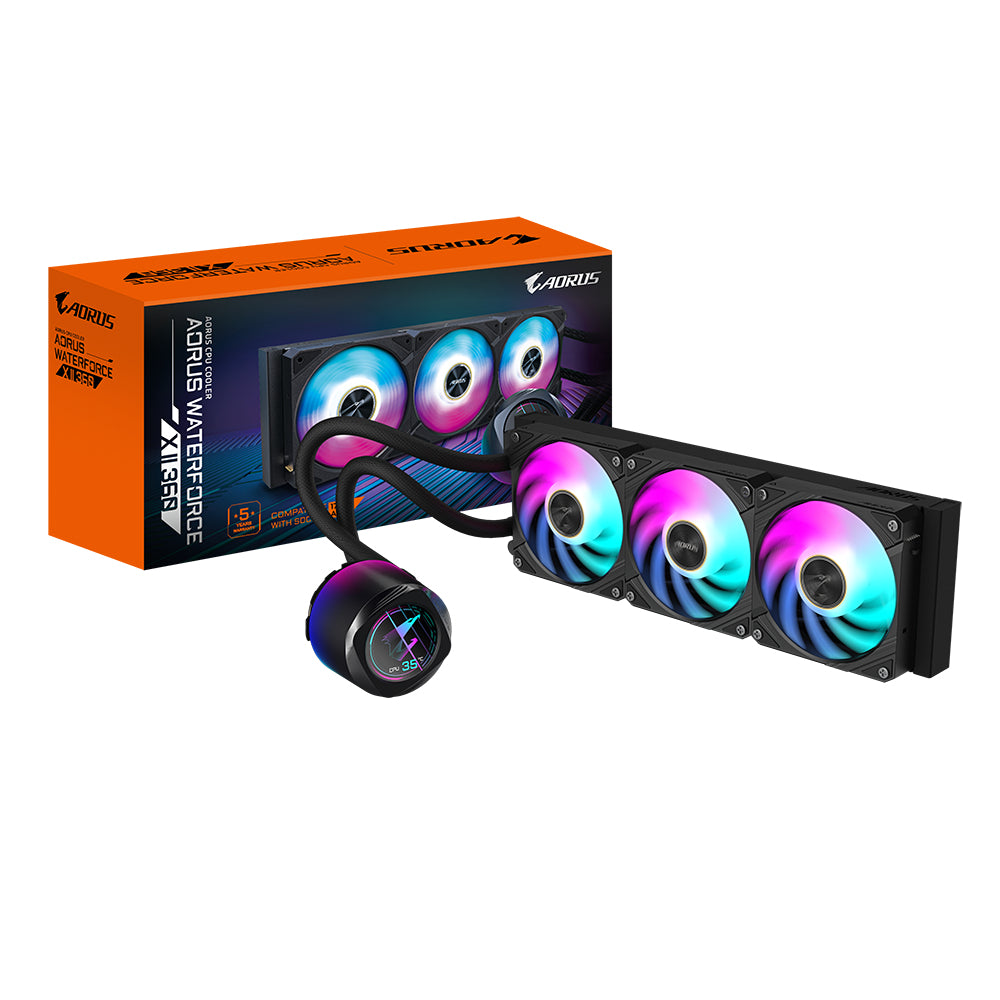 GIGABYTE AORUS WATERFORCE X II 360 Processor Allt-i-ett vätskekylare