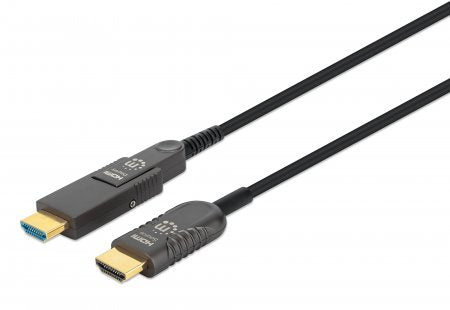Manhattan 355513 HDMI-kabel 20 m HDMI Typ A (standard) HDMI Typ D (micro) Svart