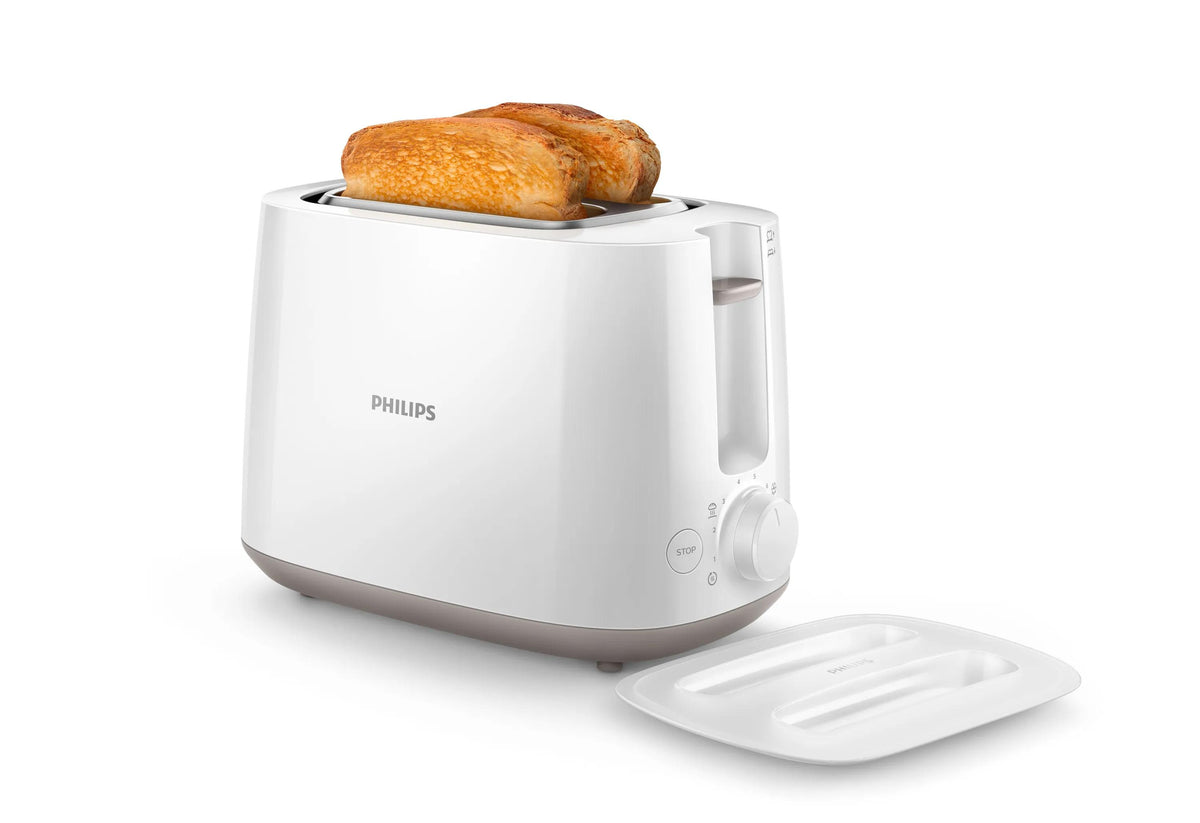 Philips Daily Collection HD2582/00 brödrostar 8 2 skivor 800 W Vit