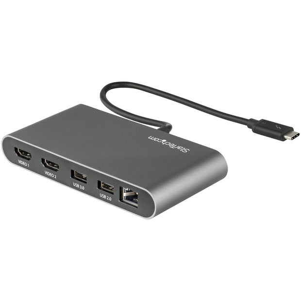 StarTech.com Thunderbolt Mini-dockningsstation för dubbla bildskärmar