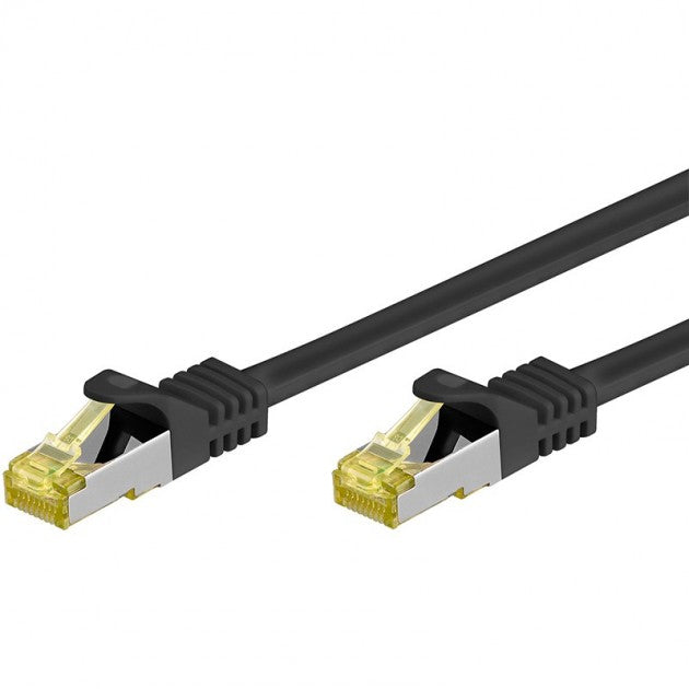 Techly ICOC R7-7SS-300-BK nätverkskablar Svart 30 m Cat7 S/FTP (S-STP)
