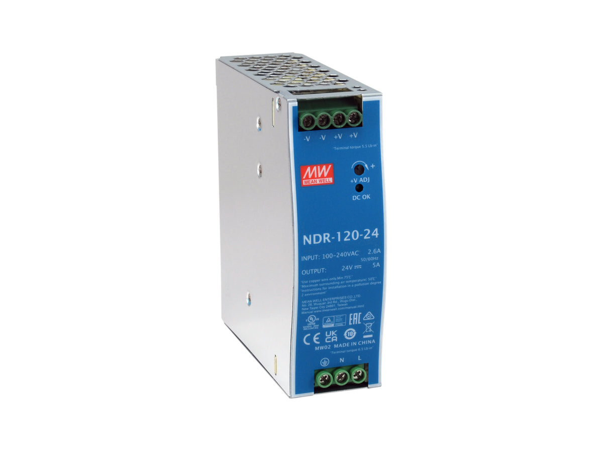 LevelOne POW-2442 strömförsörjningsenheter 120 W Blå