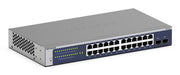 NETGEAR GS724T hanterad L2+/L3 Gigabit Ethernet (10/100/1000) 1U Blå