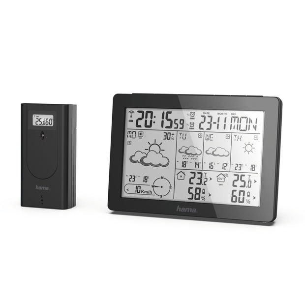 Hama Meteotime Svart Batteri digitala Väderstationer