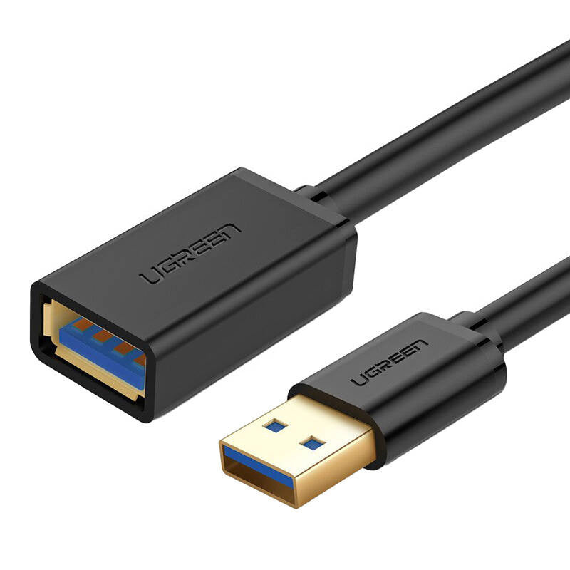 Ugreen US132 USB-kablar USB 3.2 Gen 1 (3.1 Gen 1) 1 m USB A 5 Gbit/s Svart