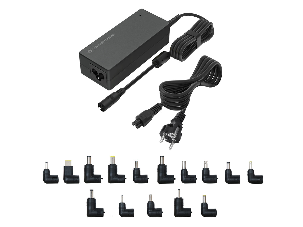 Conceptronic OZUL08B15 eladaptrar inomhus 90 W Svart