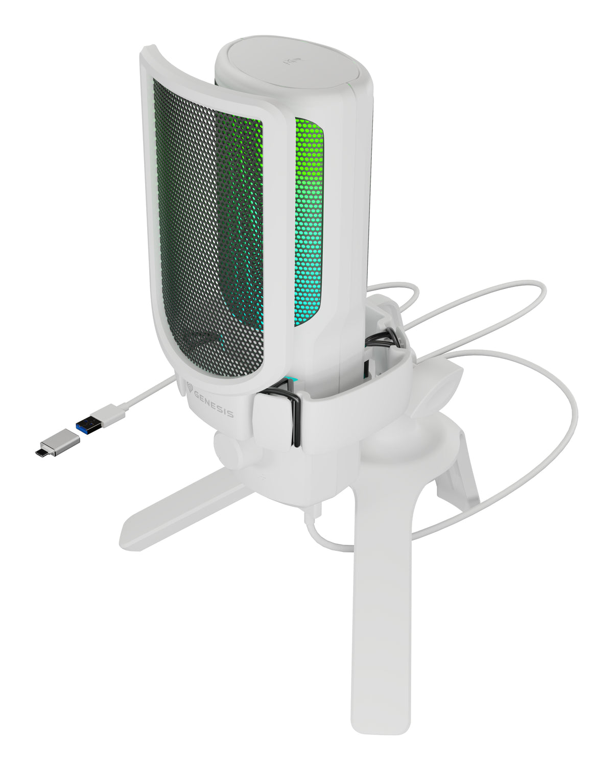 GENESIS Radium 250 Vit Mikrofon till spelkonsol