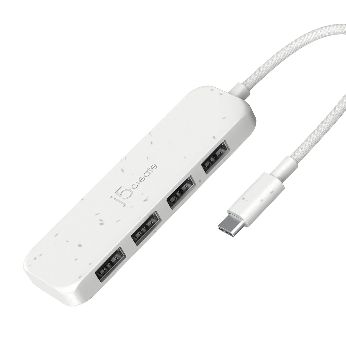 j5create Miljövänlig USB-C till 4-portars typ-A Gen 2-hubb