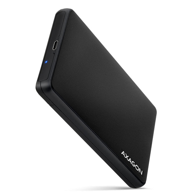 Axagon EE25-SLC Hölje för lagringsenheter HDD- / SSD kabinett Svart 2.5"