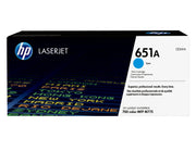 HP 651A cyan LaserJet-tonerkassett
