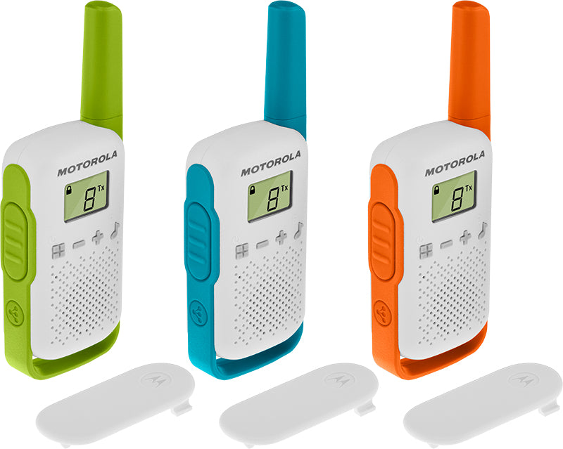 Motorola T42 tvåvägsradio 16 kanaler Blå