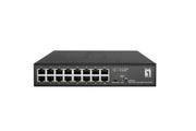 LevelOne GES-2216 nätverksswitchar hanterad L2 Gigabit Ethernet (10/100/1000) Svart
