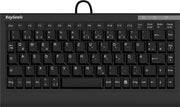 KeySonic ACK-595C+ (US) tangentbord Hem USB QWERTY Engelska (USA) Svart