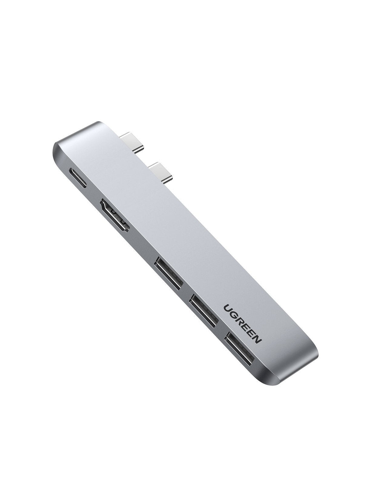 Ugreen 60559 dockningsstationer för bärbara datorer USB 3.2 Gen 1 (3.1 Gen 1) Type-C Silver