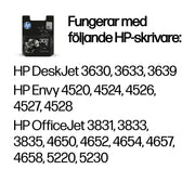 HP 302XL svart original bläckpatron med hög kapacitet