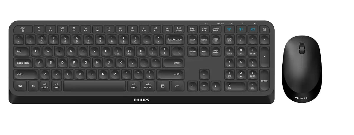Philips 4000 series SPT6407B/19 tangentbord Mus inkluderad Universal Trådlös RF +